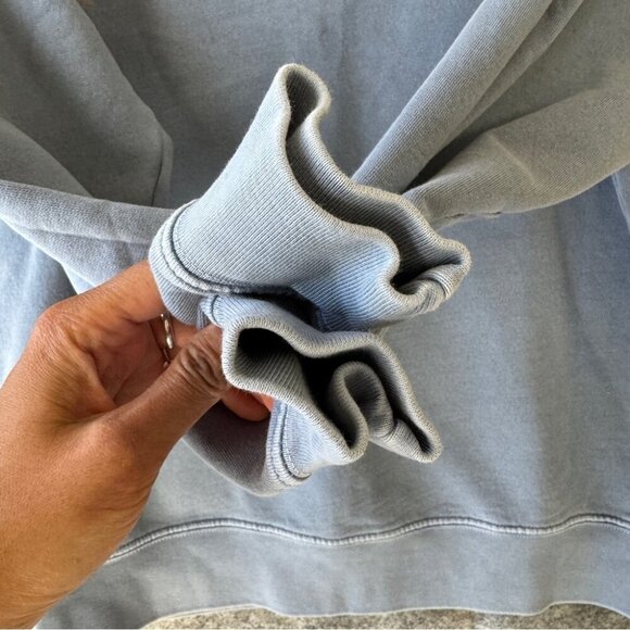 Folklore Taylor Swift Swifty Cardigan Sky Blue Eras Sweatshirt Size Small - Picture 6 of 15